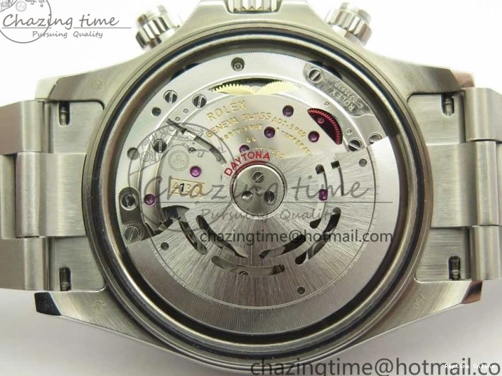 0107 Daytona 116500 JHF Best Edition Ceramic Bezel White Dial Black Red on SS Bracelet A Elegant 3266